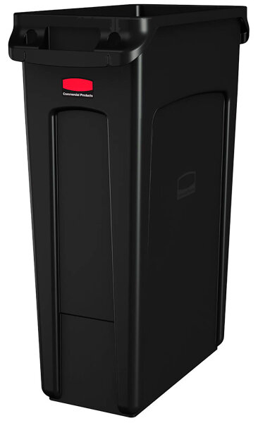 Slim Jim Spezial-Abfalleimer 87 Liter, Schwarz