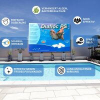 4 x 1 kg Flockkartusche für Pools