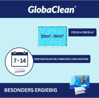 4 x 1 kg Flockkartusche für Pools