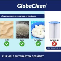 4 x 1 kg Flockkartusche für Pools